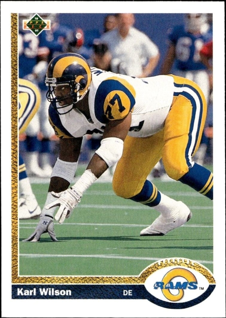 1991 Upper-Deck Karl Wilson #550 trading card