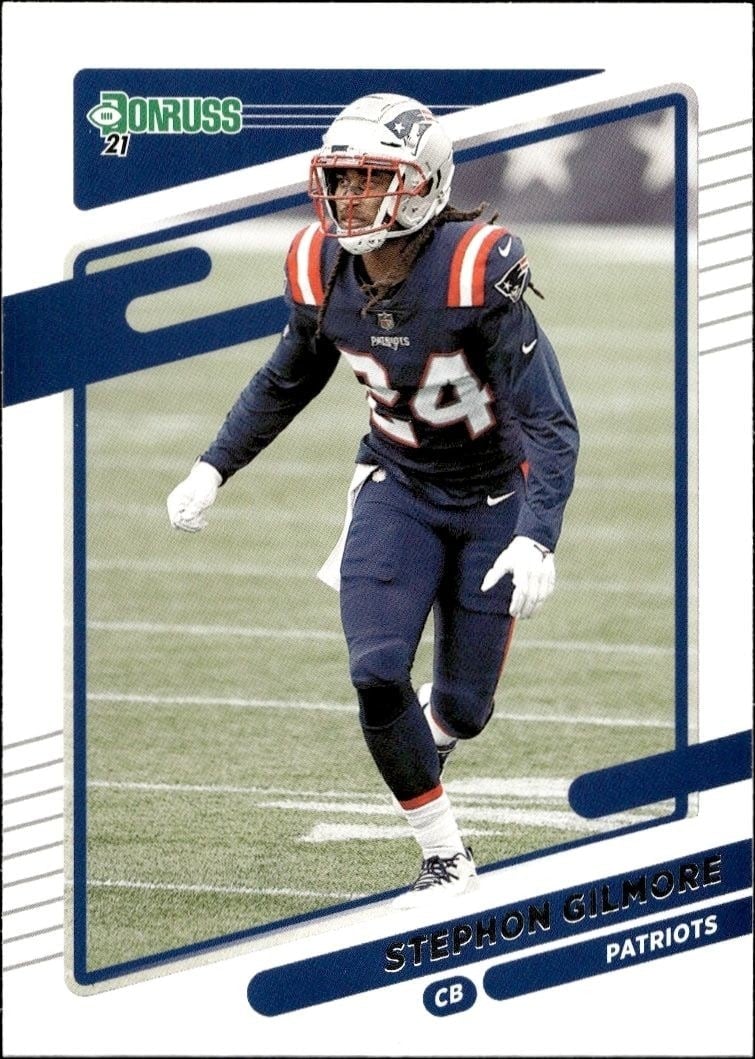 Stephon Gilmore 2021 Donruss #52 Football Trading Card - Front 2021 Donruss Stephon Gilmore #52 football trading card front
