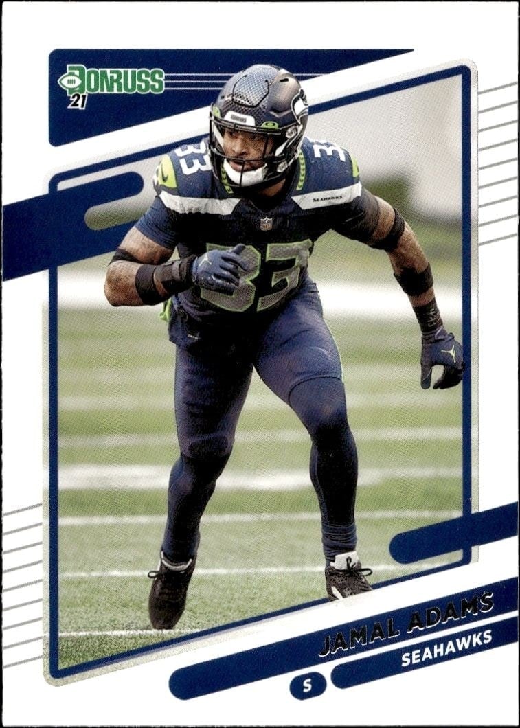 Jamal Adams 2021 Donruss #34 Football Trading Card - Front 2021 Donruss Jamal Adams #34 football trading card front