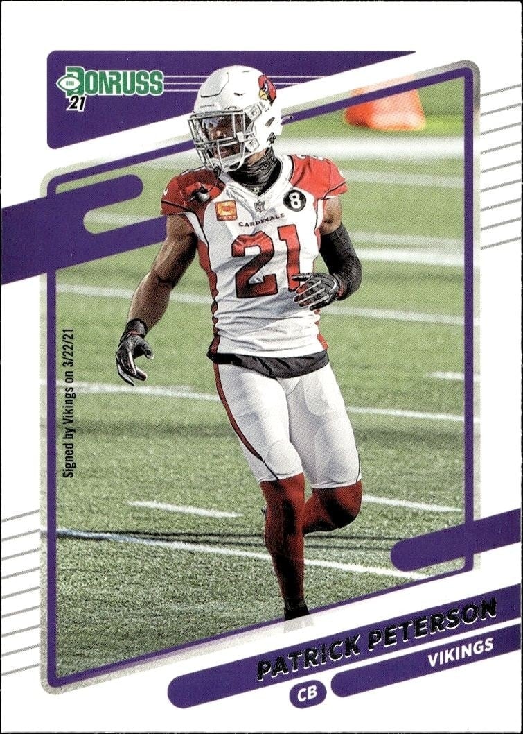 2021 Donruss Patrick Peterson #248 football trading card front