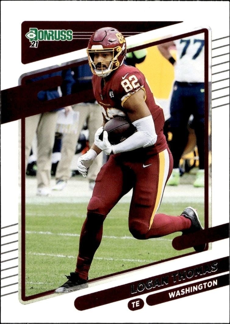 2021 Panini Donruss Logan Thomas #8 trading card