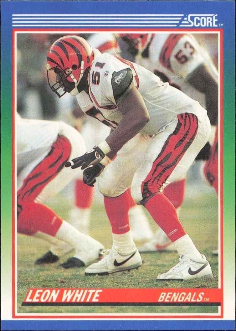 1990 Score Leon White #32 trading card