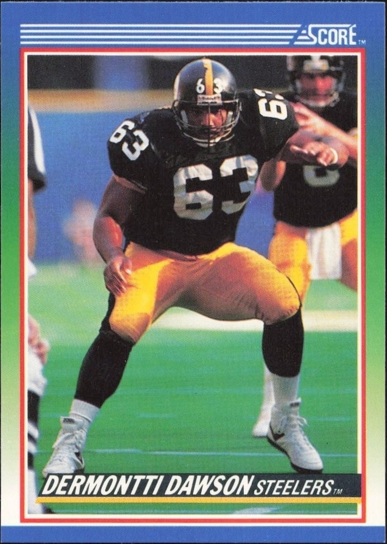 1990 Score Dermontti Dawson #41 trading card