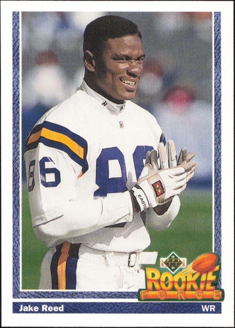 1991 Upper-Deck Jake Reed #646 trading card