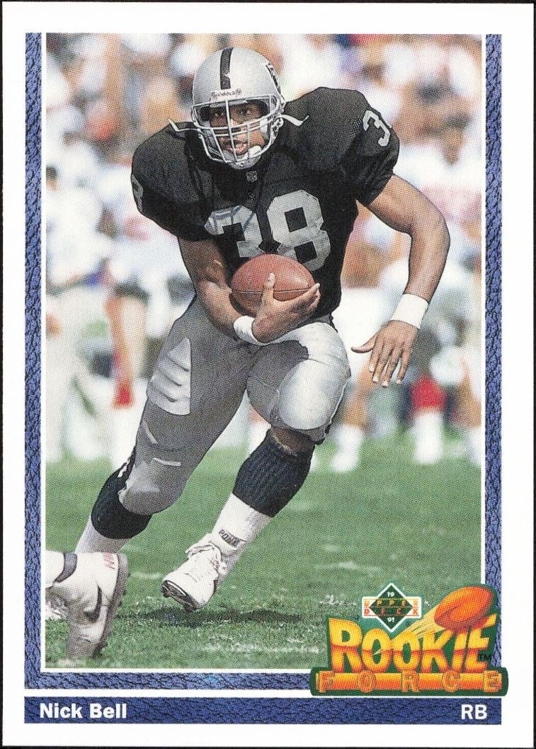 1991 Upper-Deck Nick Bell #620 trading card