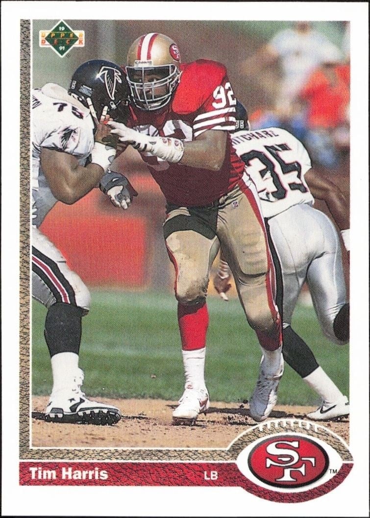 1991 Upper-Deck Tim Harris #680 trading card
