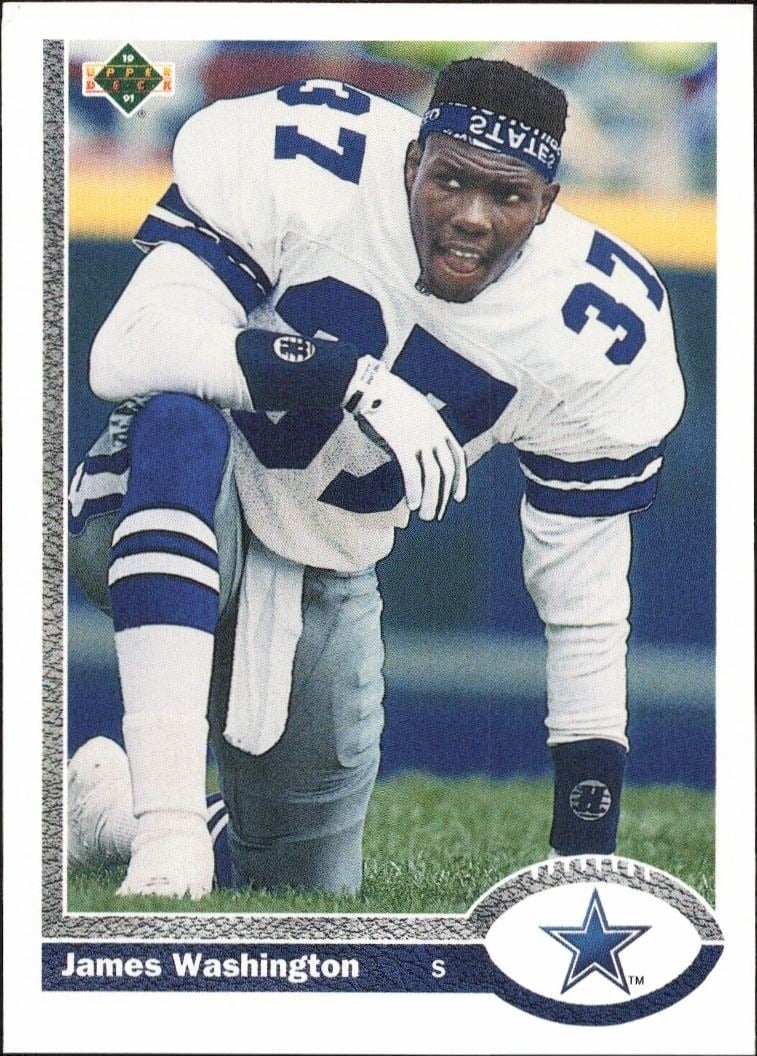1991 Upper-Deck James Washington #679 trading card