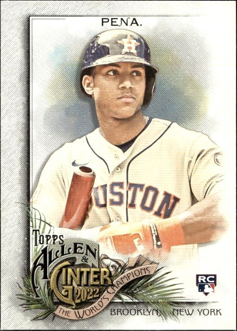 2022 Topps Allen & Ginter Jeremy Pena #349 trading card