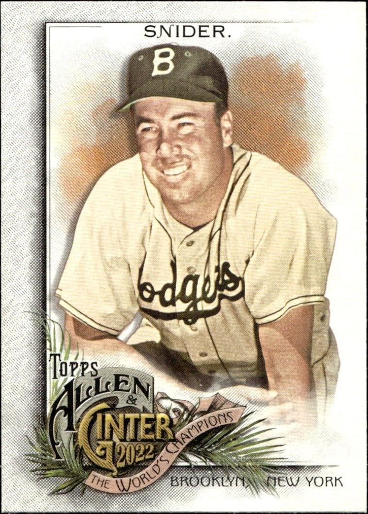2022 Topps Allen & Ginter Duke Snider #154 trading card