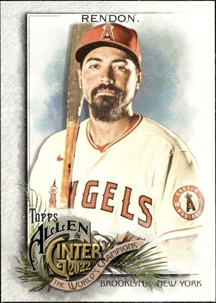 2022 Topps Allen & Ginter Anthony Rendon #88 trading card