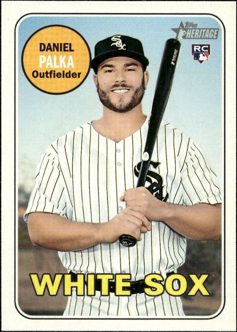 2018 Topps Heritage High Number Daniel Palka #693 trading card