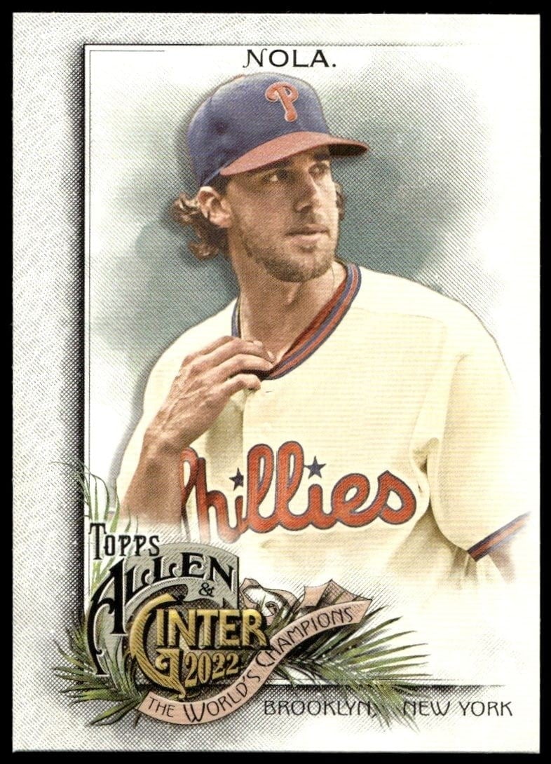 2022 Topps Allen & Ginter Aaron Nola #160 trading card