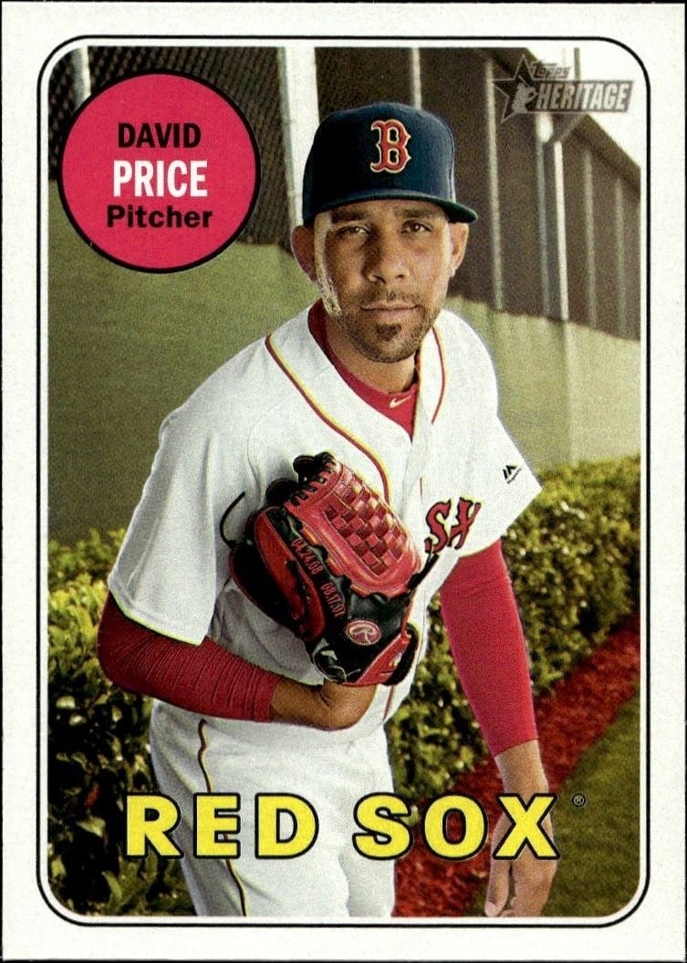 2018 Topps Heritage David Price #324 trading card