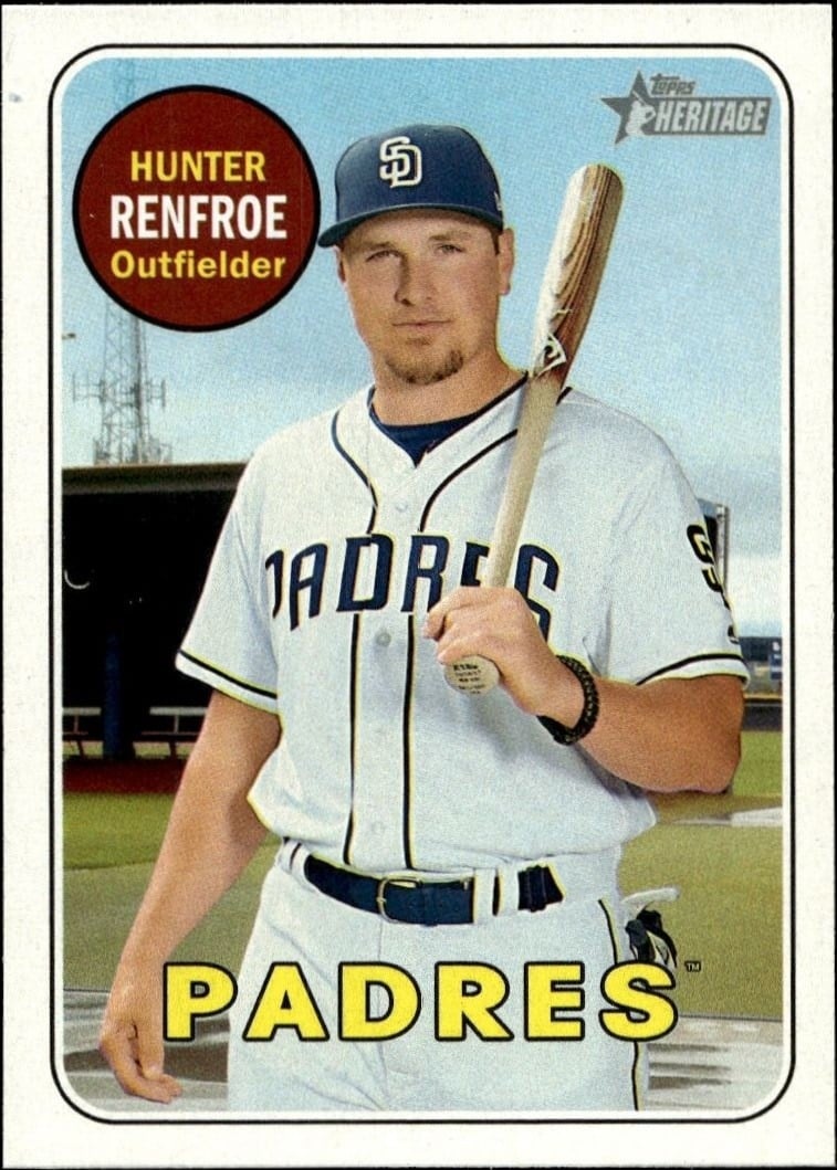 2018 Topps Heritage Hunter Renfroe #198 trading card