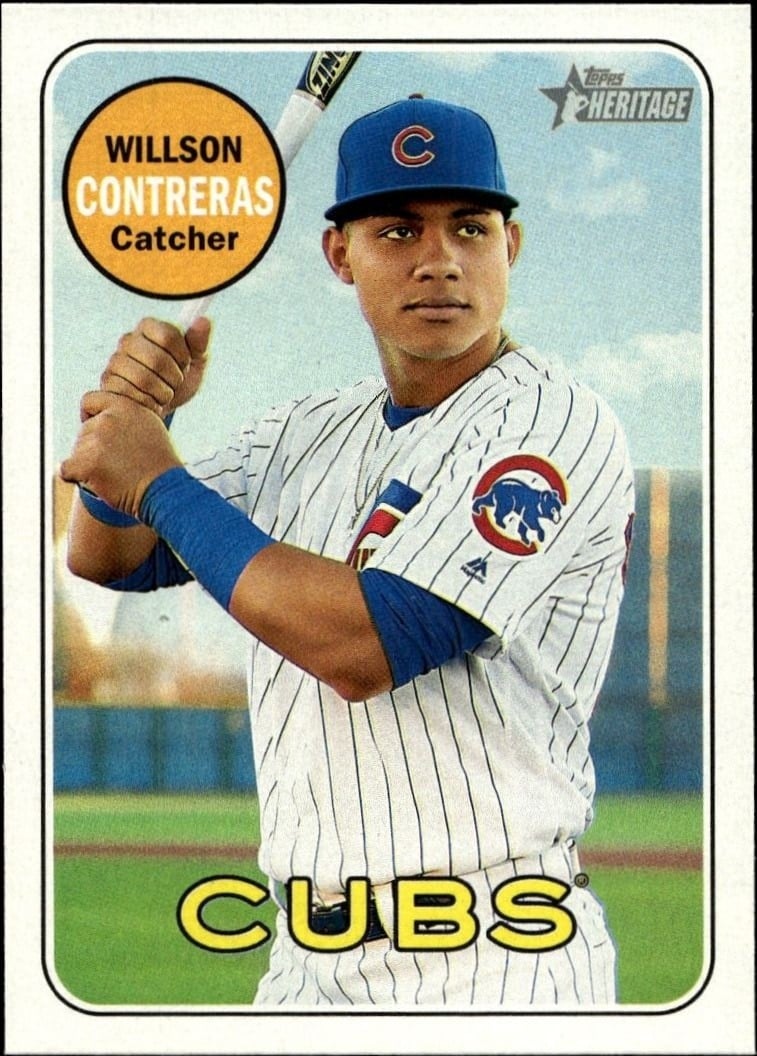 2018 Topps Heritage Willson Contreras #247 trading card