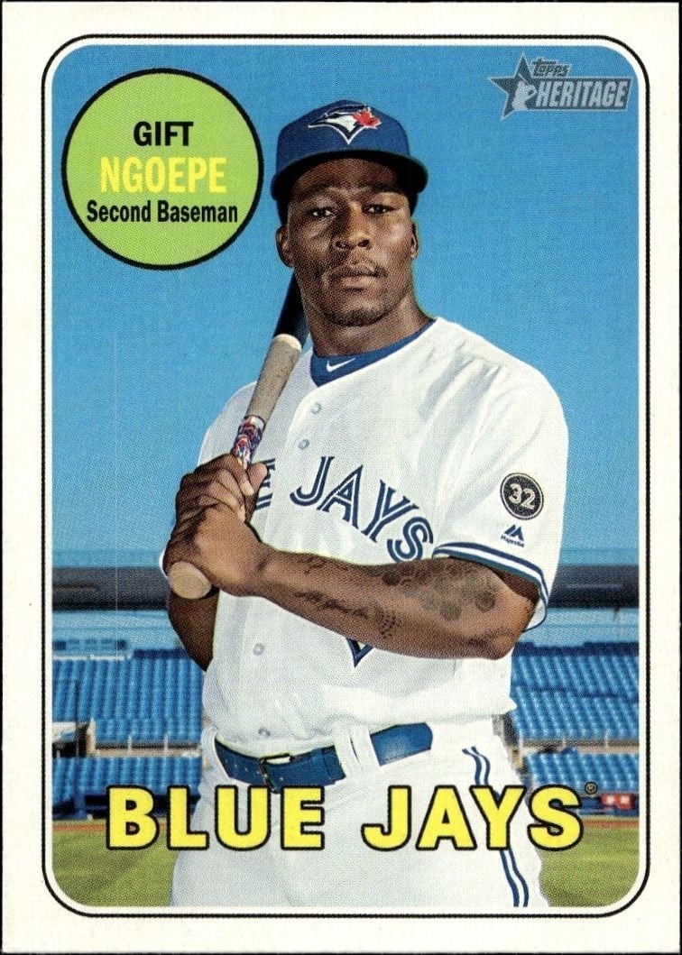 2018 Topps Heritage High Number Gift Ngoepe #579 trading card