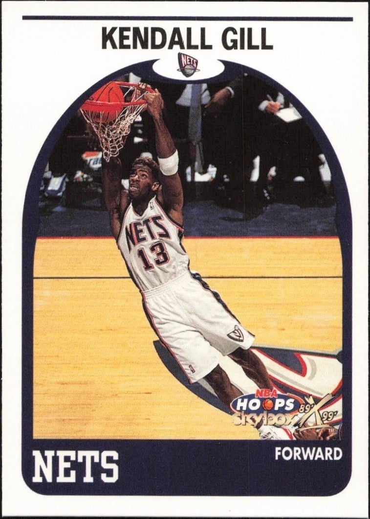 1999-00 Skybox NBA Hoops Decade Kendall Gill #136 trading card