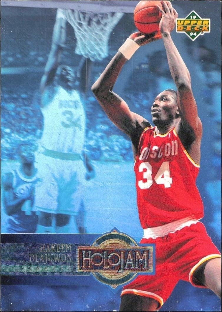 1993-94 Upper-Deck Holojam Hakeem Olajuwon #H10 trading card