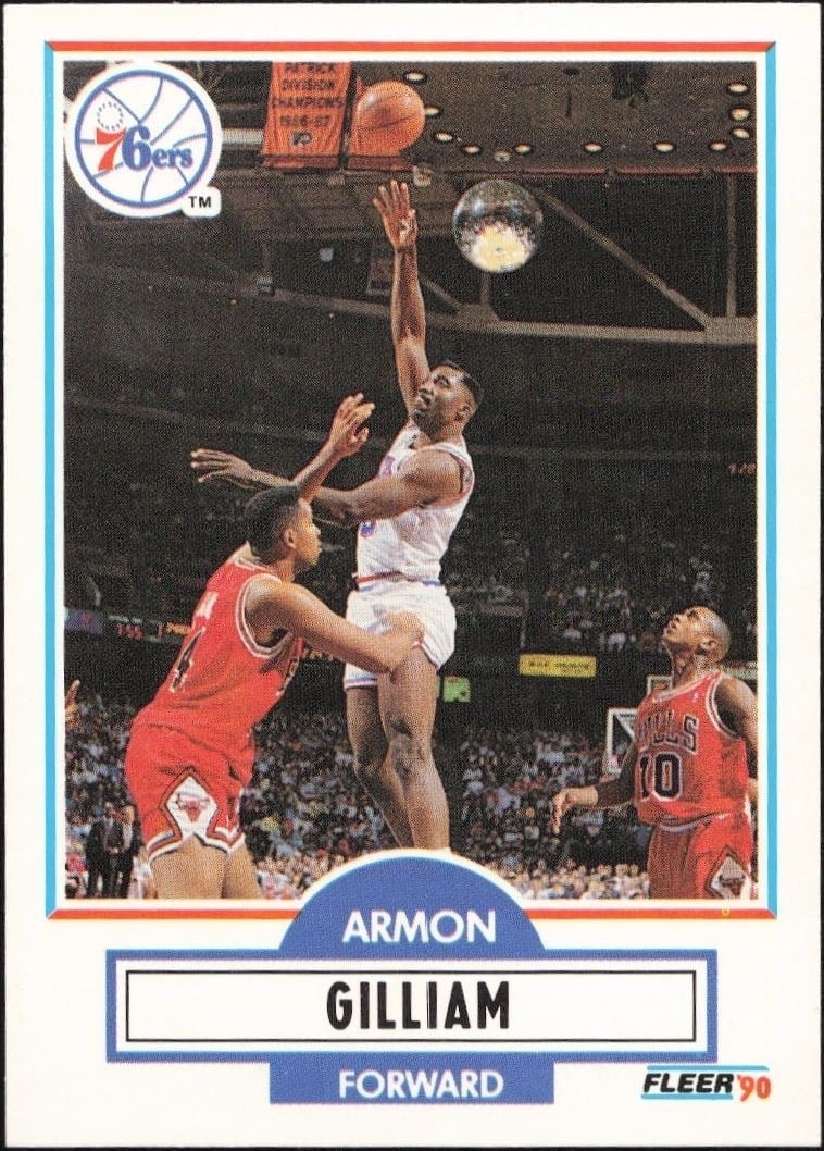 1990-91 Fleer Update Armon Gilliam #U-70 trading card
