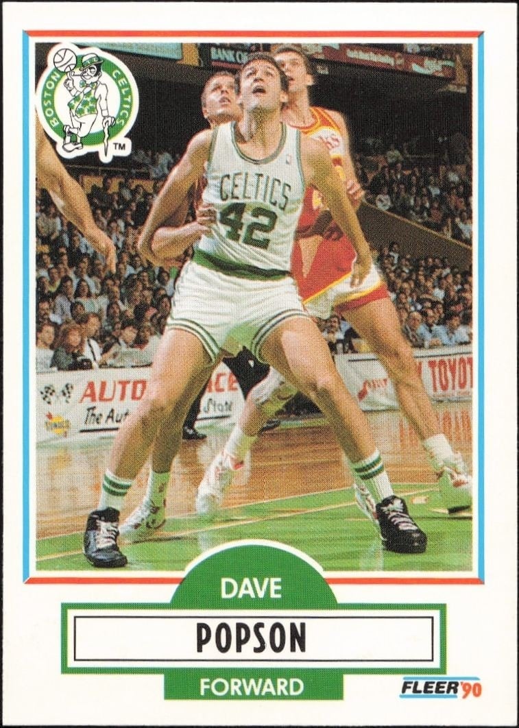 1990-91 Fleer Update Dave Popson #U-7 trading card