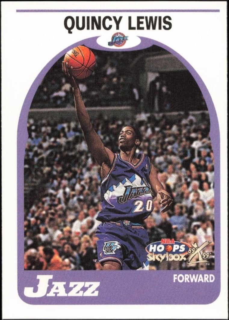 1999-00 Skybox NBA Hoops Decade Quincy Lewis #126 trading card