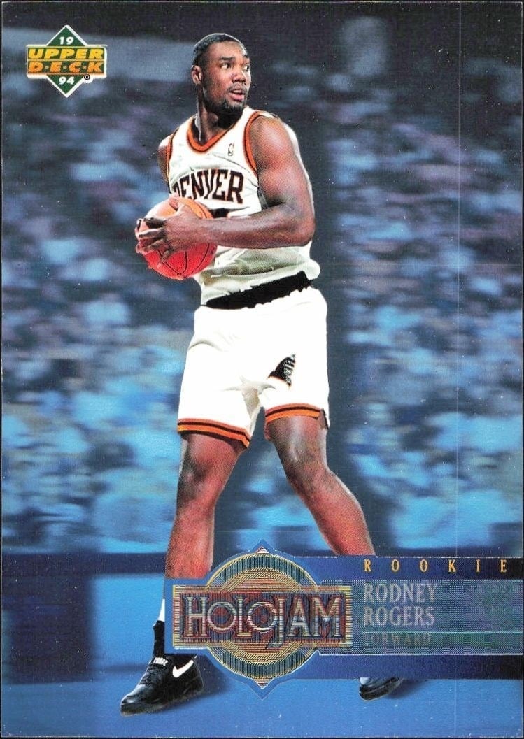 1993-94 Upper-Deck Holojam Rodney Rogers #H33 trading card