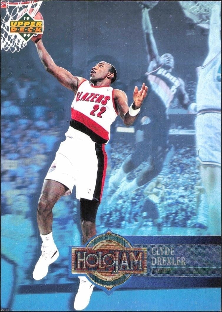 1993-94 Upper-Deck Holojam Clyde Drexler #H22 trading card