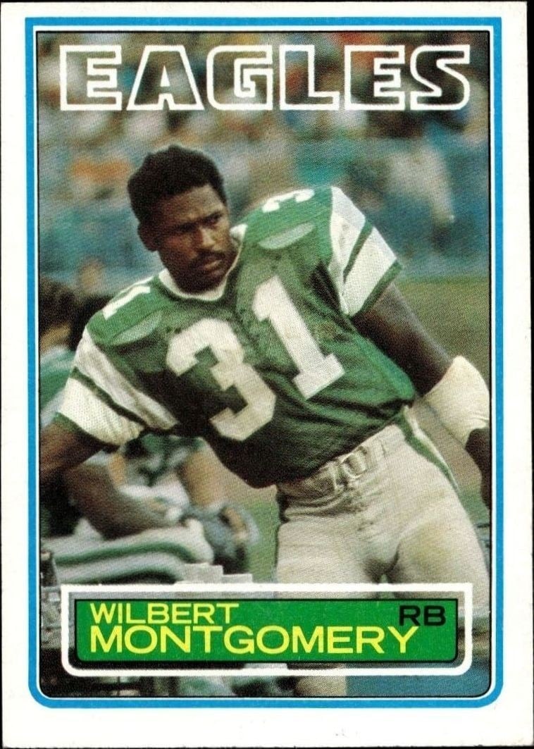 1983 Topps Wilbert Montgomery #144 trading card
