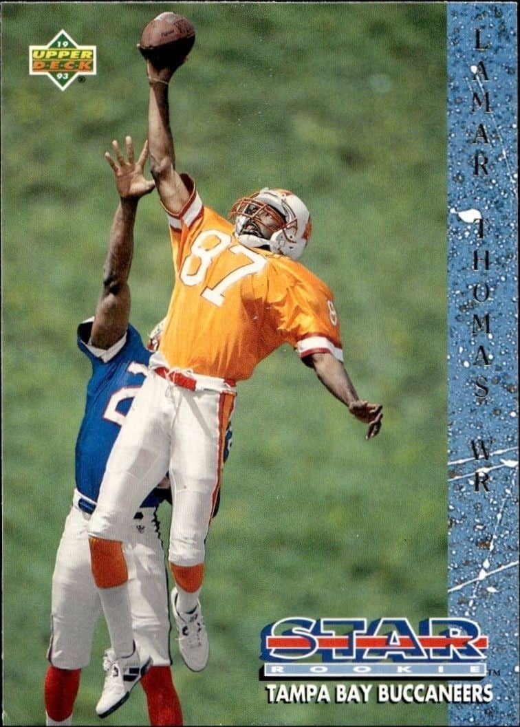 1993 Upper-Deck Lamar Thomas #26 trading card
