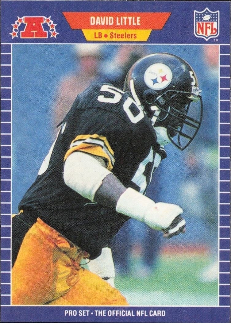 1989 Pro-Set David Little #352 trading card
