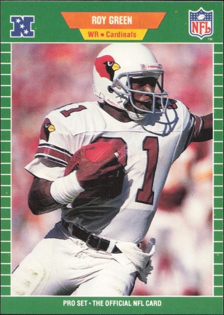 1989 Pro-Set Roy Green #330 trading card