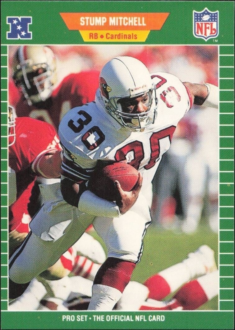 1989 Pro-Set Stump Mitchell #333 trading card