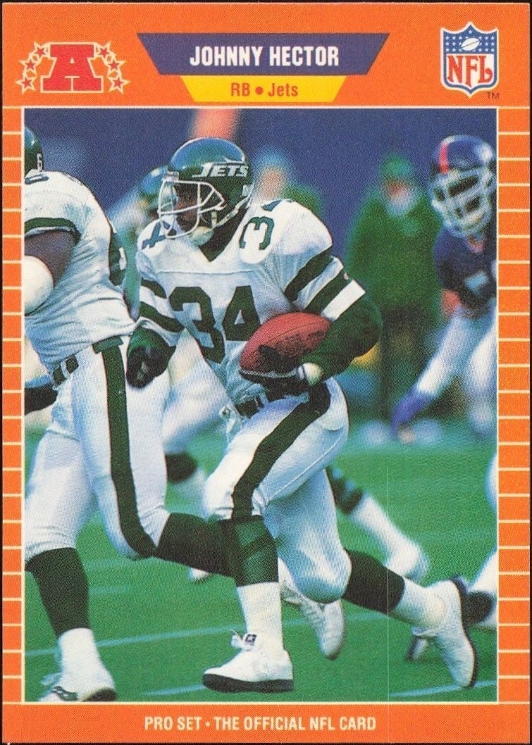1989 Pro-Set Johnny Hector #298 trading card