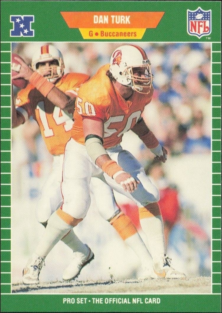 1989 Pro-Set Dan Turk #415 trading card