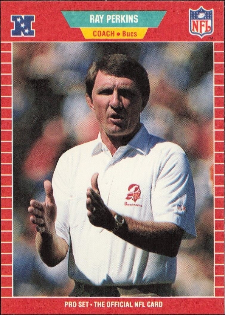 1989 Pro-Set Ray Perkins #421 trading card