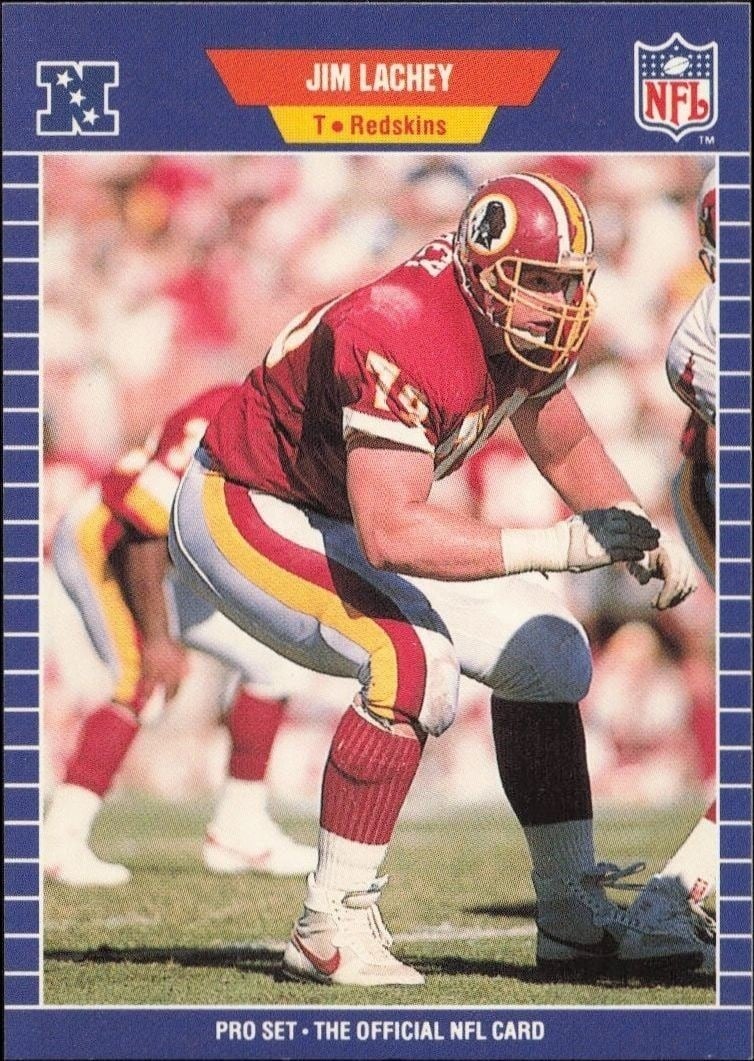1989 Pro-Set Jim Lachey #428 trading card