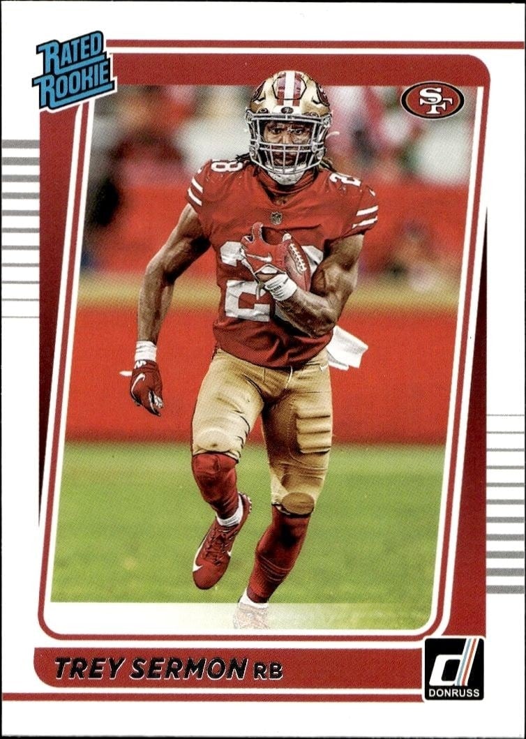 2021 Panini Donruss Trey Sermon #279 trading card
