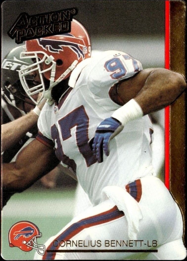 1992 Action-Packed Cornelius Bennett #12 trading card