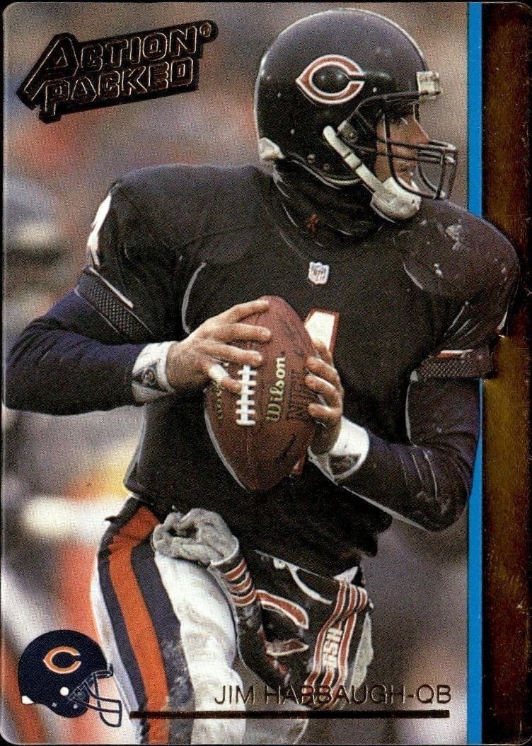 1992 Action-Packed Jim Harbaugh #24 trading card