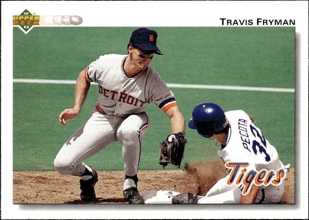 1992 Upper-Deck Low Number Travis Fryman #466 trading card