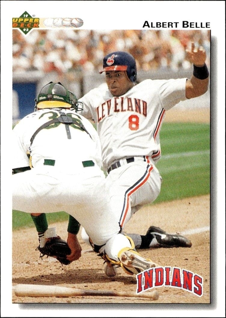 1992 Upper-Deck Low Number Albert Belle #137 trading card
