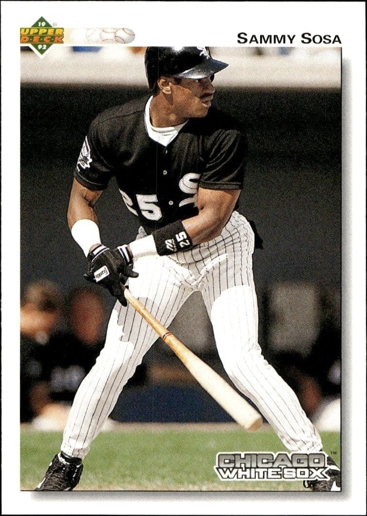 1992 Upper-Deck Low Number Sammy Sosa #438 trading card