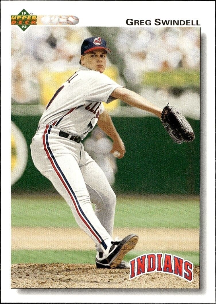 1992 Upper-Deck Low Number Greg Swindell #336 trading card