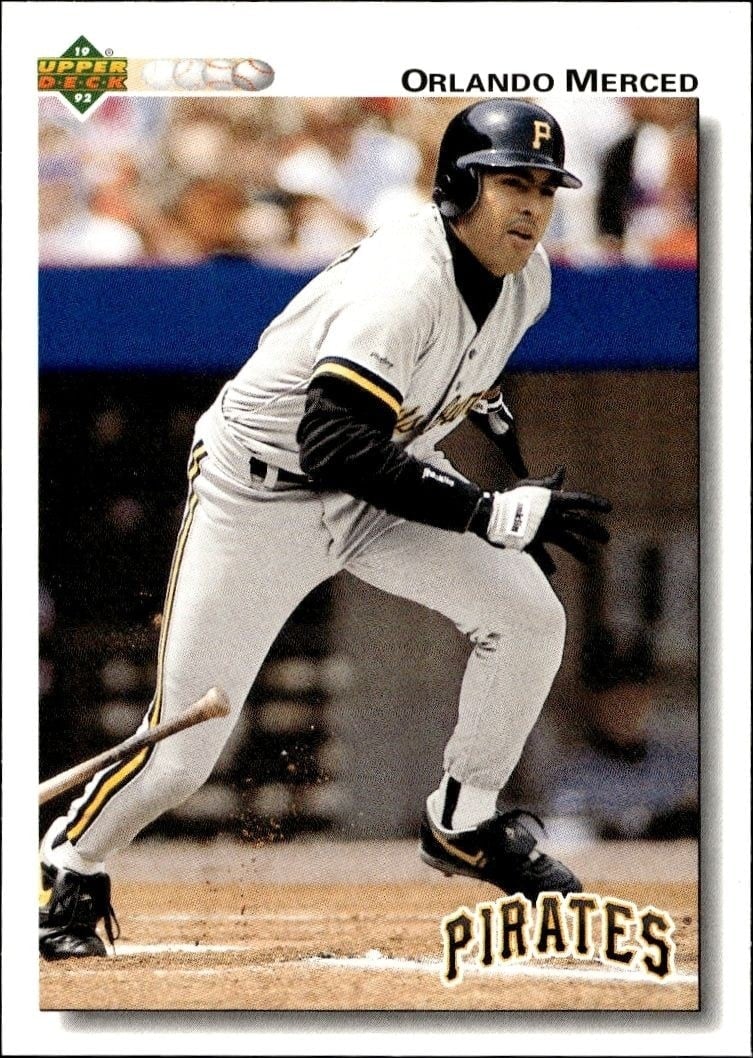 1992 Upper-Deck Low Number Orlando Merced #517 trading card