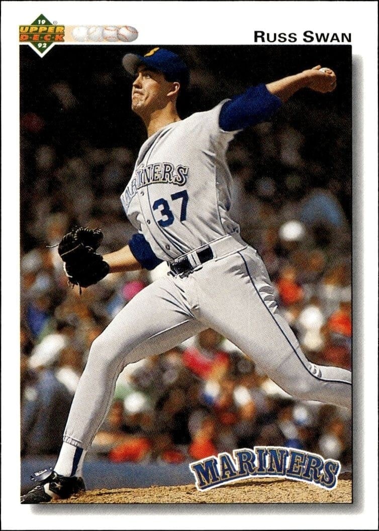 1992 Upper-Deck Low Number Russ Swan #618 trading card