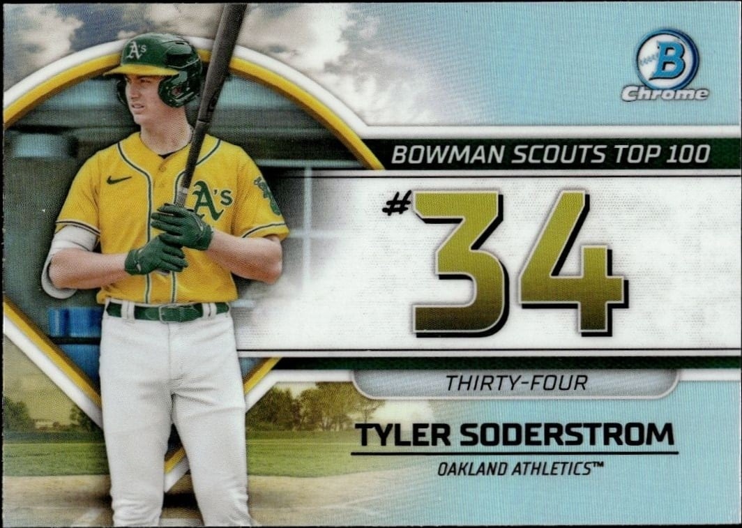 2023 Bowman Tyler Soderstrom #BTP-34 trading card