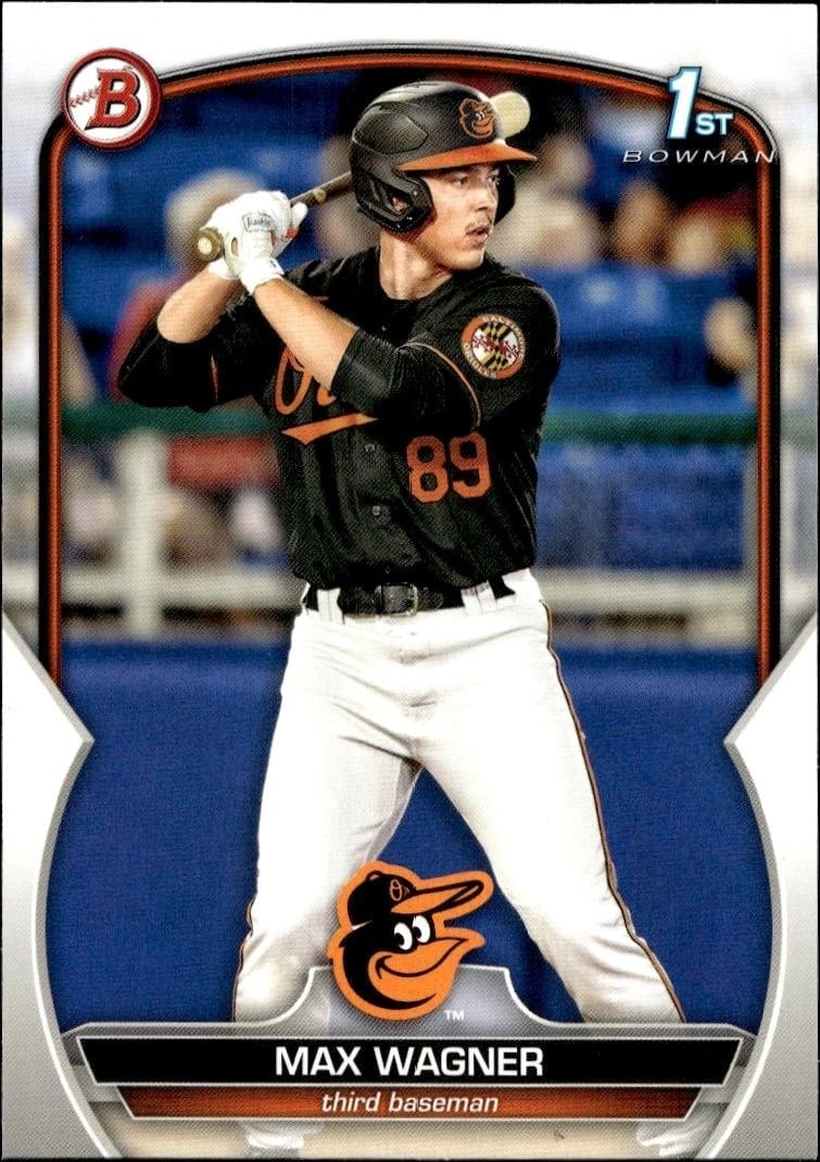2023 Bowman Max Wagner #BP-8 trading card