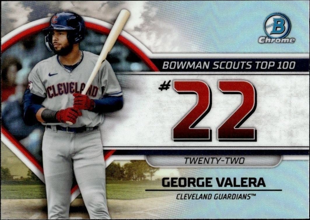2023 Bowman George Valera #BTP-22 trading card