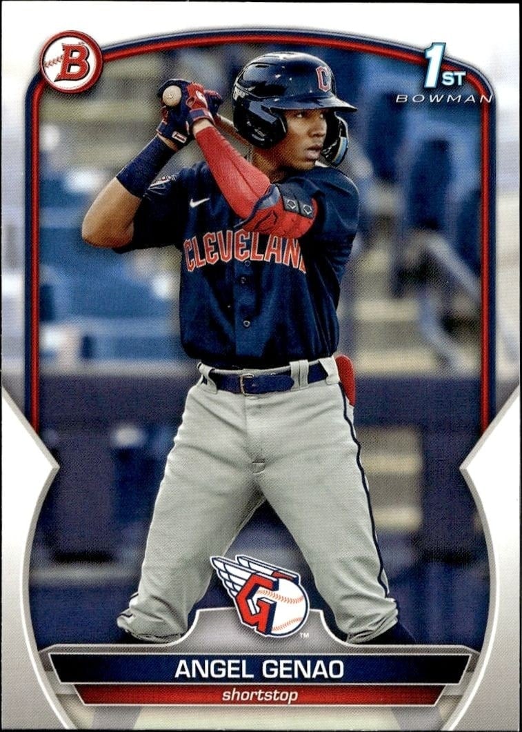 2023 Bowman Angel Genao #BP-140 trading card