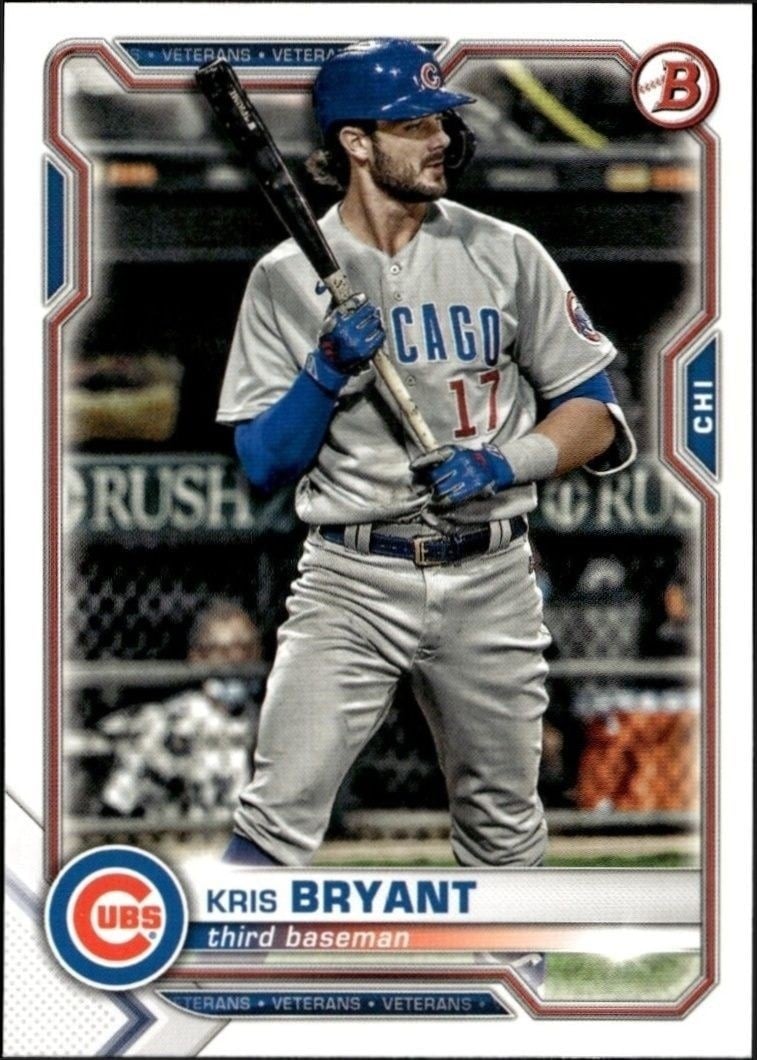 2021 Bowman Kris Bryant #58 trading card